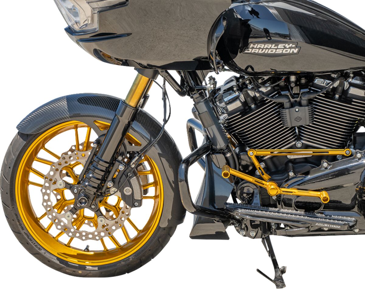 Arlen Ness Method® "No Flex" Fork Legs, Factory (Axial) Brake Type - 24+ Touring Fork Lower Legs Arlen Ness