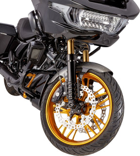 Arlen Ness Method® "No Flex" Fork Legs, Factory (Axial) Brake Type - 24+ Touring Fork Lower Legs Arlen Ness