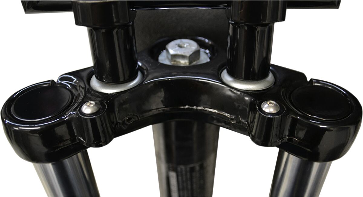 La Choppers Caps Frk Flsh Mnt 39 Mm Bk Fork Tubes & Parts La Choppers