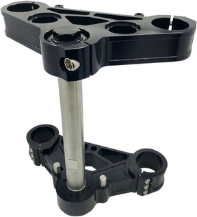 Pro One Perf.Mfg. Triple Tree 39 Mm Black Fork Triple Trees & Kits Pro One Perf.Mfg.