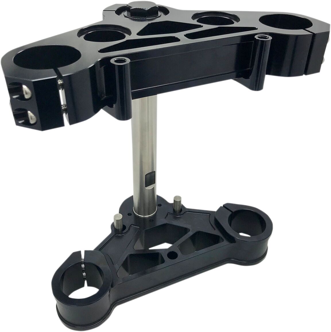 Pro One Perf.Mfg. Triple Tree 39 Mm Black Fork Triple Trees & Kits Pro One Perf.Mfg.