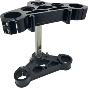 Pro One Perf.Mfg. Triple Tree 39 Mm Black Fork Triple Trees & Kits Pro One Perf.Mfg.