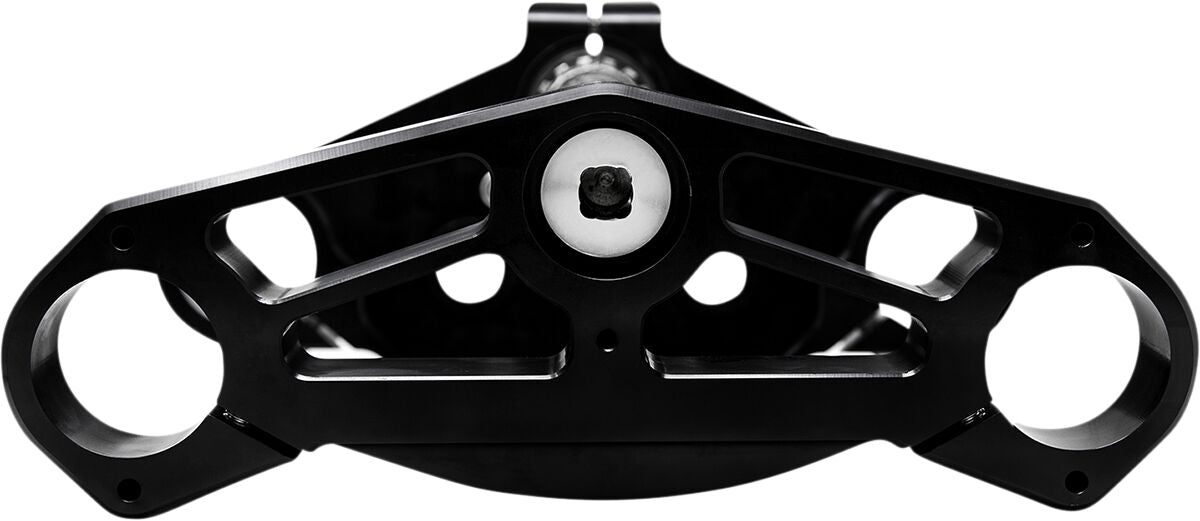 SLYFOX Triple Tree, Black Anodized - 99-13 Touring Triple Tree Slyfox Performance