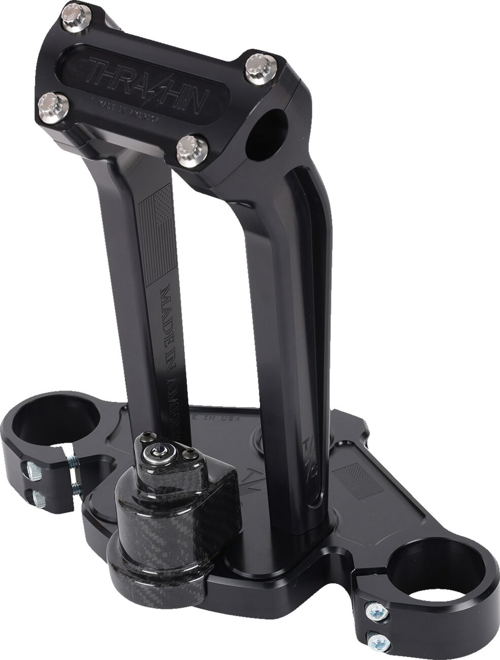 Thrashin Supply Co. Top Tree, Black - 24+ Touring Fork Triple Trees & Kits Thrashin Supply Co.