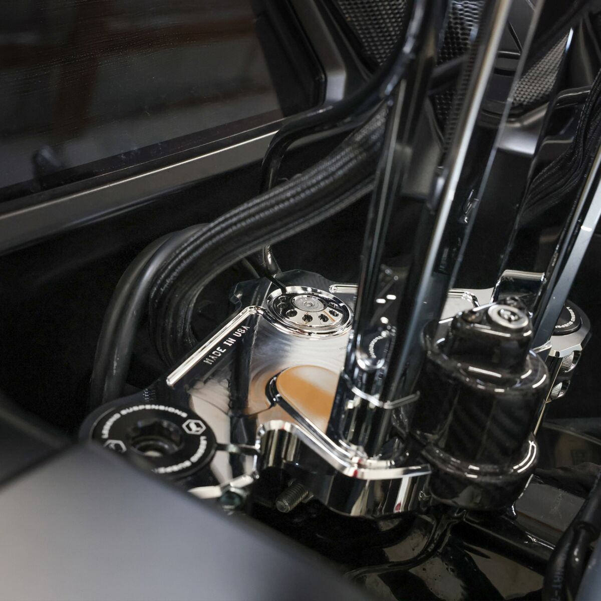 Thrashin Supply Co. Top Tree, Chrome - 24+ Touring Fork Triple Trees & Kits Thrashin Supply Co.