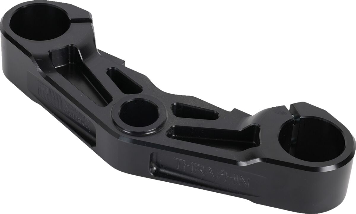 Thrashin Supply Co. Bottom Tree, Black - 24+ Touring Fork Triple Trees & Kits Thrashin Supply Co.