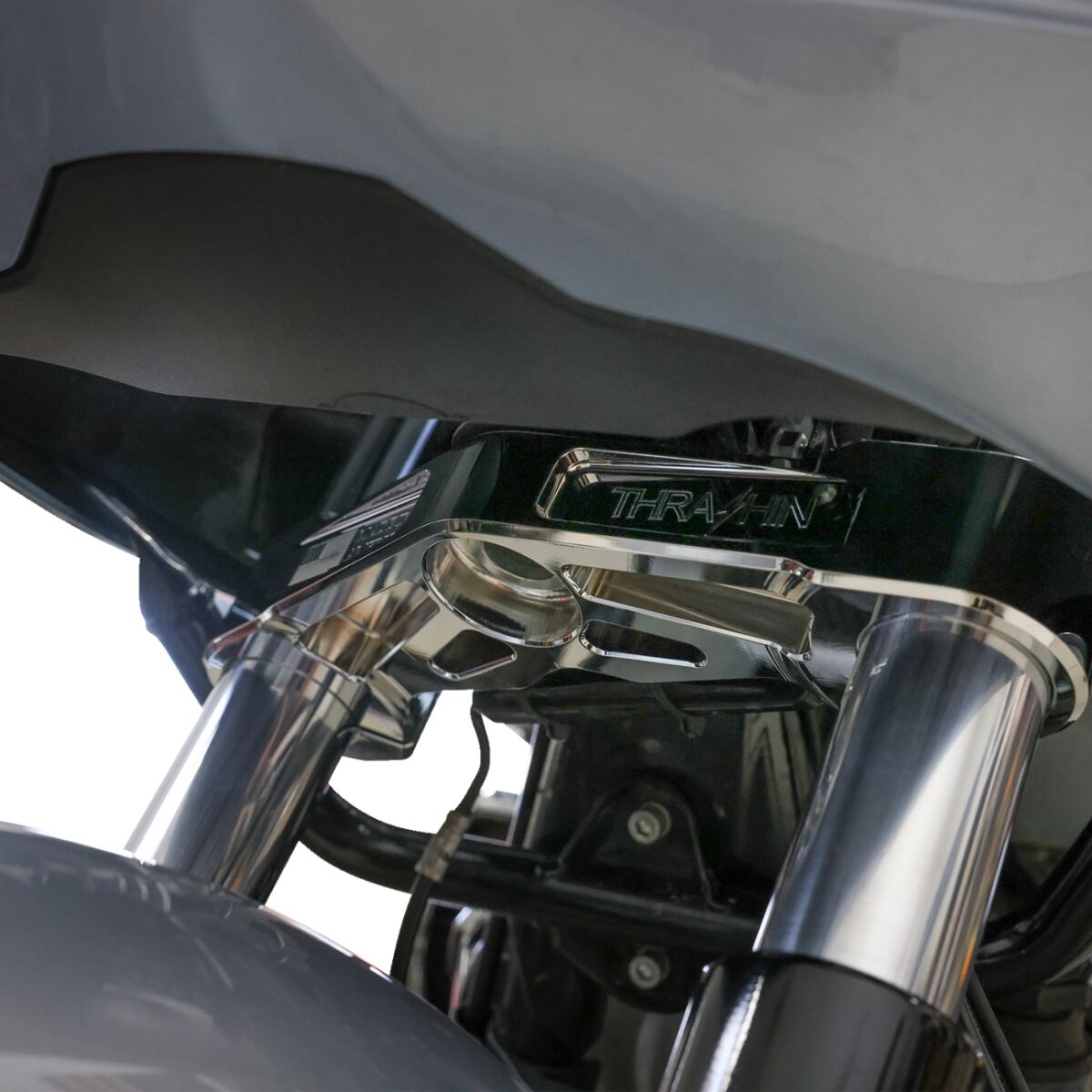 Thrashin Supply Co. Tree Bottom 2024 Fltrx Chrome Fork Triple Trees & Kits Thrashin Supply Co.