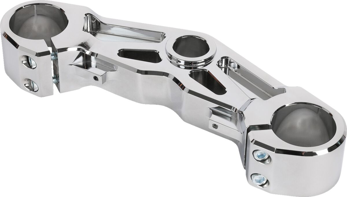 Thrashin Supply Co. Tree Bottom 2024 Fltrx Chrome Fork Triple Trees & Kits Thrashin Supply Co.