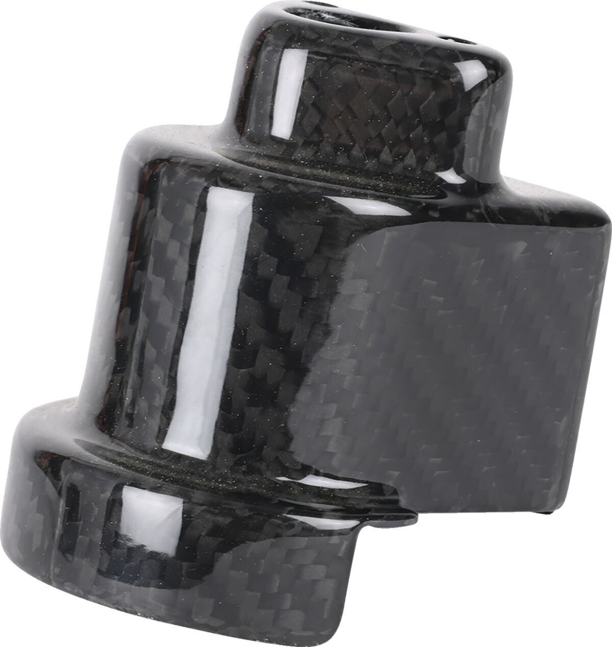 Thrashin Supply Co. Carbon Fiber OEM Lock Cover, Gloss Twill Weave Carbon - 24+ Touring Fork Triple Trees & Kits Thrashin Supply Co.
