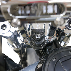Thrashin Supply Co. Carbon Fiber OEM Lock Cover, Gloss Twill Weave Carbon - 24+ Touring Fork Triple Trees & Kits Thrashin Supply Co.