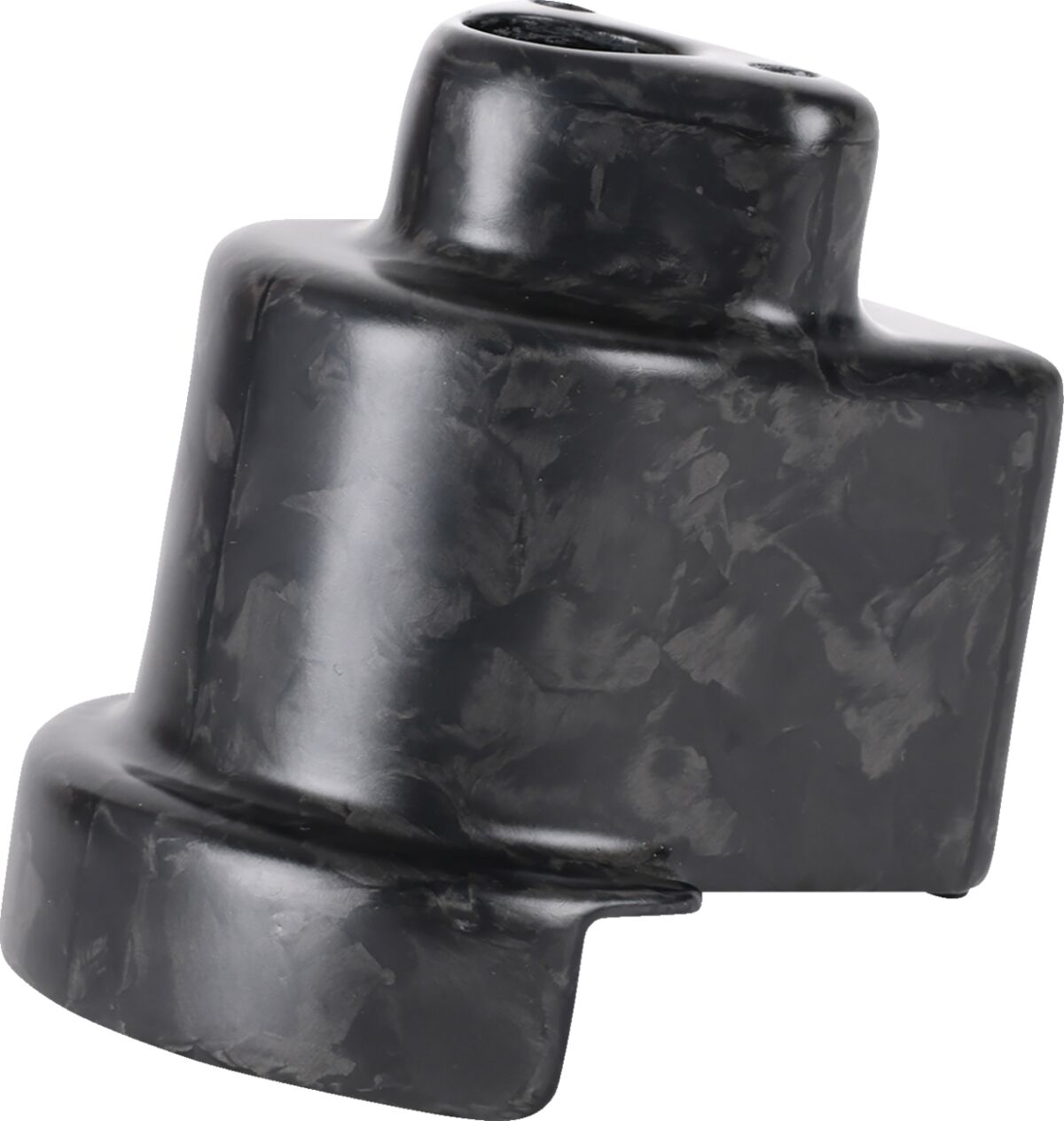 Thrashin Supply Co. Carbon Fiber OEM Lock Cover, Matte Forged Carbon - 24+ Touring Fork Triple Trees & Kits Thrashin Supply Co.