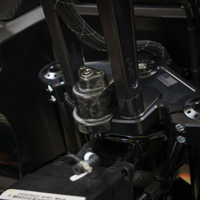 Thrashin Supply Co. Carbon Fiber OEM Lock Cover, Matte Forged Carbon - 24+ Touring Fork Triple Trees & Kits Thrashin Supply Co.