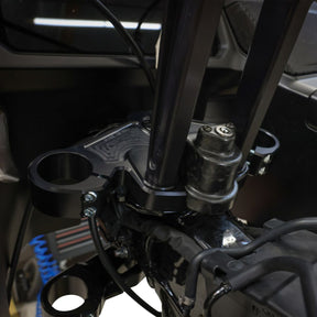 Thrashin Supply Co. Carbon Fiber OEM Lock Cover, Matte Forged Carbon - 24+ Touring Fork Triple Trees & Kits Thrashin Supply Co.