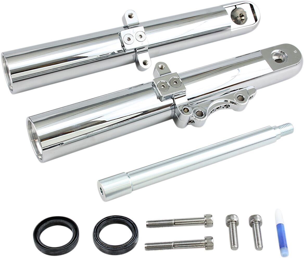 Arlen Ness Hotleg Smth Sngl 00 07 Chr Fork Tins Slider Arlen Ness