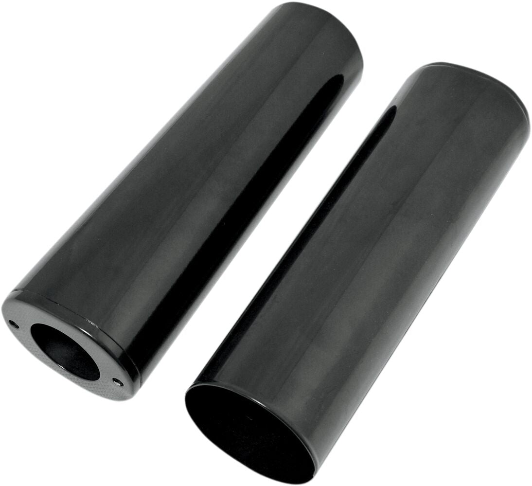 Drag Specialties Cover Sldr 80 13 +4 Blk Fork Tins Slider Drag Specialties
