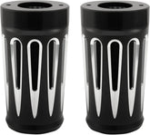 Arlen Ness Deep Cut® Fork Boots, Black +14 Touring Fork Tins Slider Arlen Ness