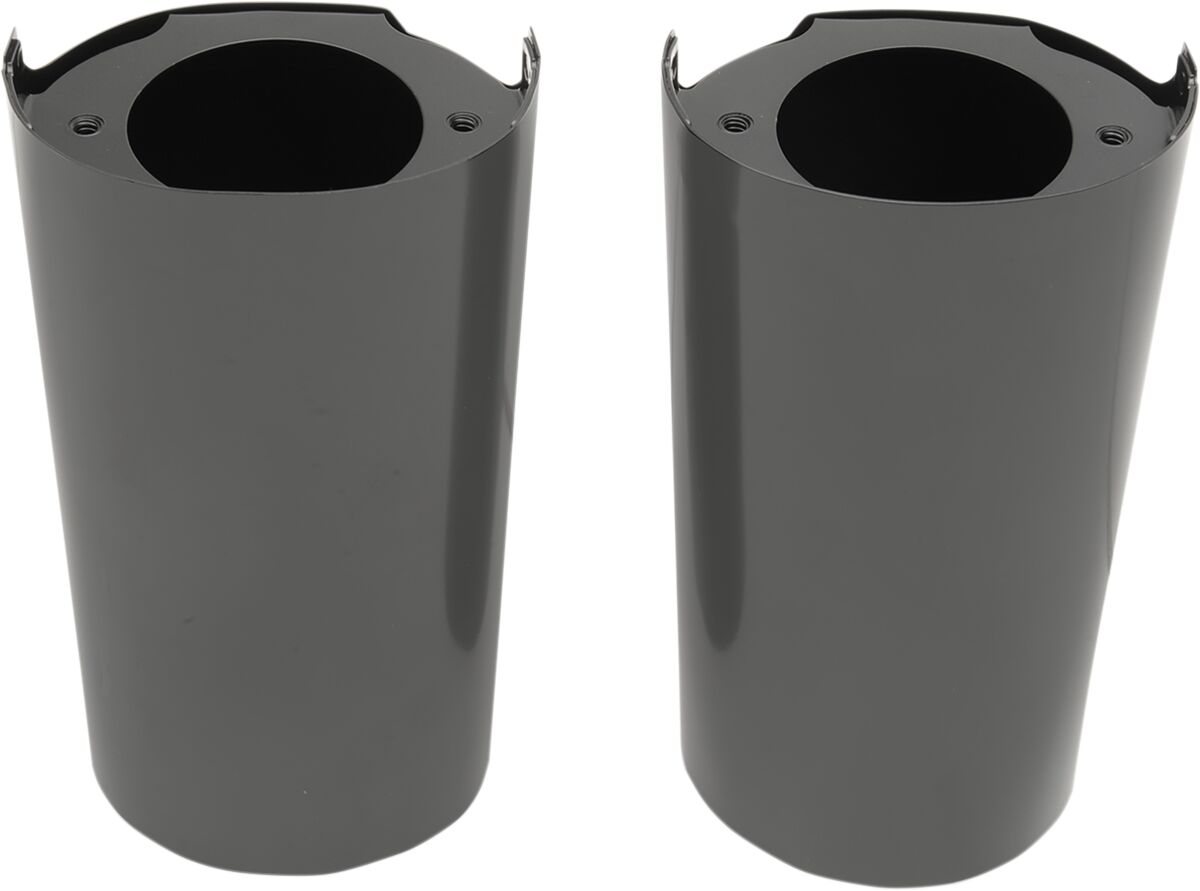 Drag Specialties Upper Fork Tin/Slider Covers Chrome Fork Tins Slider Drag Specialties