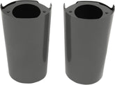 Drag Specialties Upper Fork Tin/Slider Covers Chrome Fork Tins Slider Drag Specialties