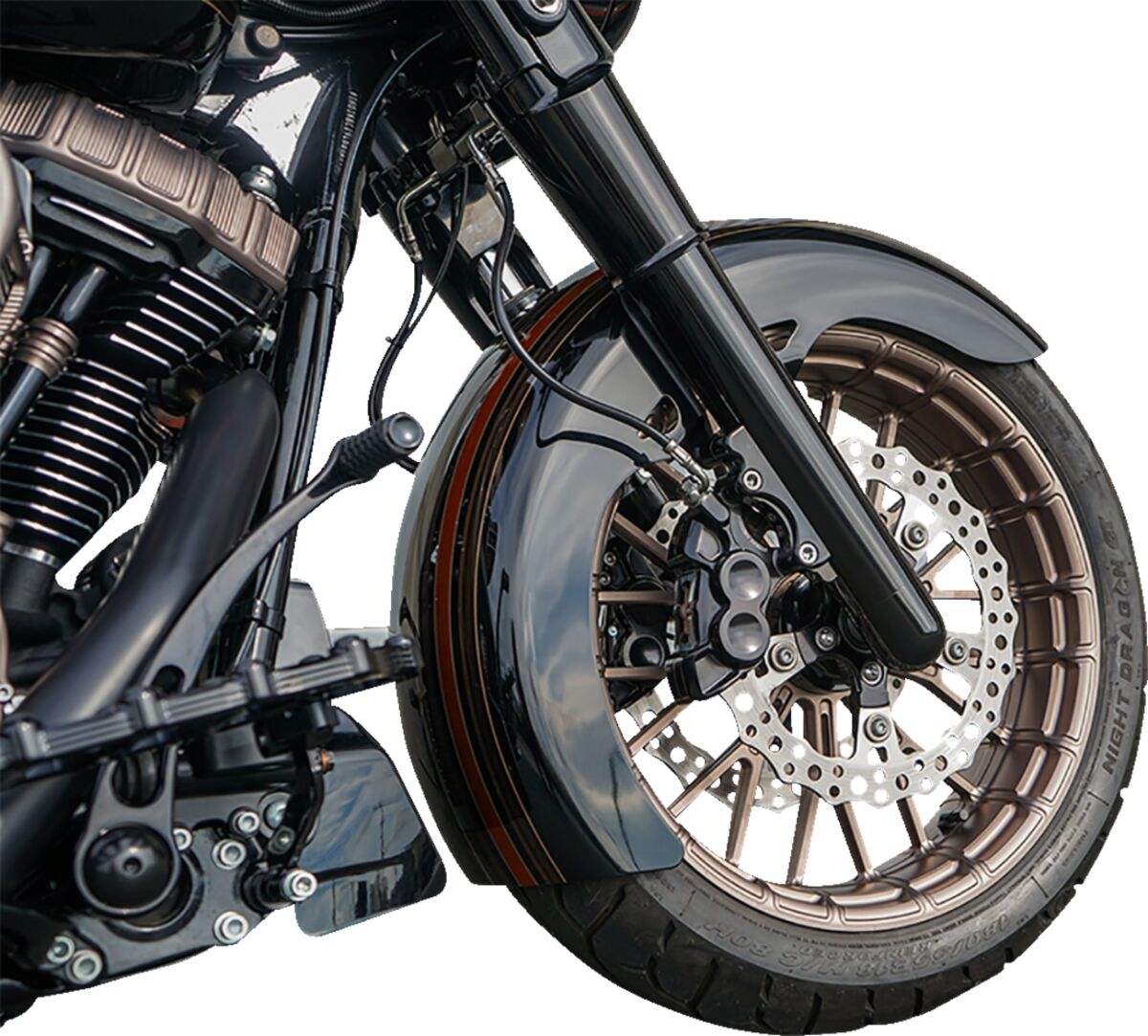 Arlen Ness Boot Fork F Tire Flt Blk Levers Clutch Arlen Ness
