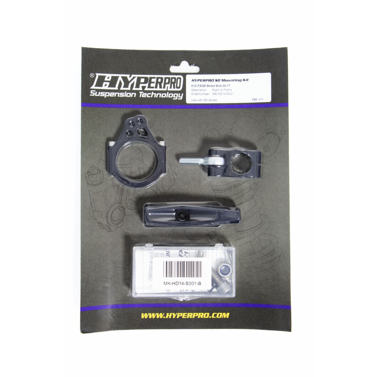Hyperpro Sd Mnt Kit Fxdb Dyna 06 1 Fork Dampers & Parts Hyperpro