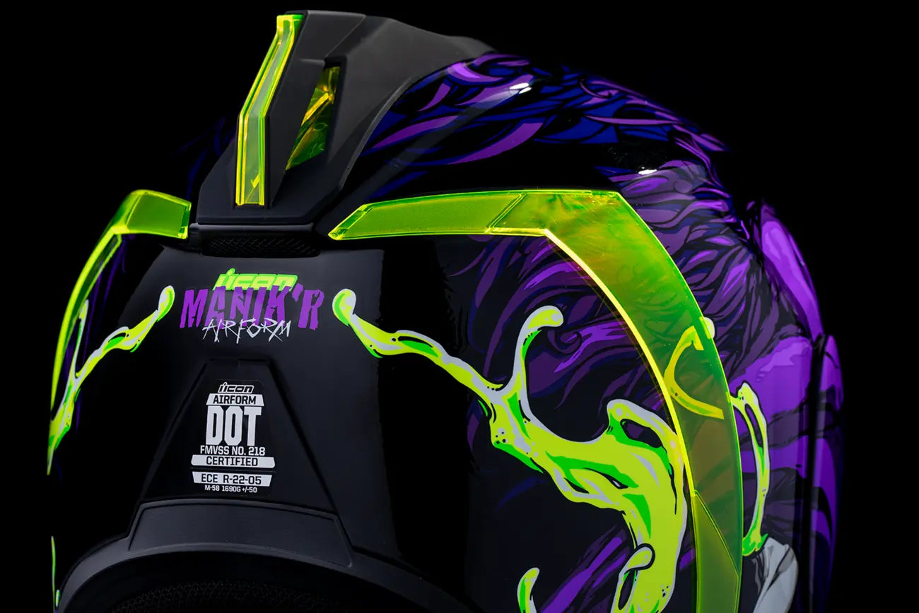 Airform Manik'RR, Purple Full Face Helmet Icon