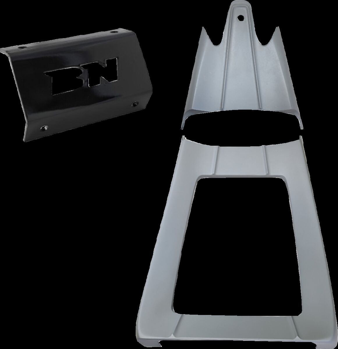Paul Yaffe Bagger Nation Chin Spoiler Swoop 2 Pc For Mini Monkey Engine Guards Frame Accessories Paul Yaffe Bagger Nation
