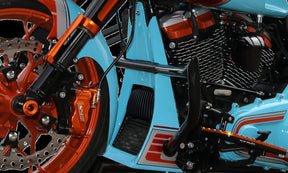 Paul Yaffe Bagger Nation Chin Spoiler Swoop 2 Pc For Mini Monkey Engine Guards Frame Accessories Paul Yaffe Bagger Nation