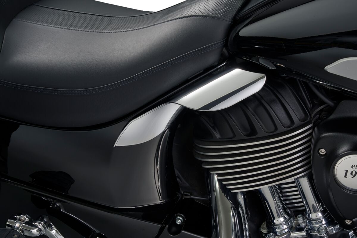 Ciro Heat Deflectors Indian Chrome Frame Accessories Ciro