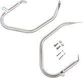 Drag Specialties Saddlebag Guards Low Profile Chrome Frame Protections Drag Specialties