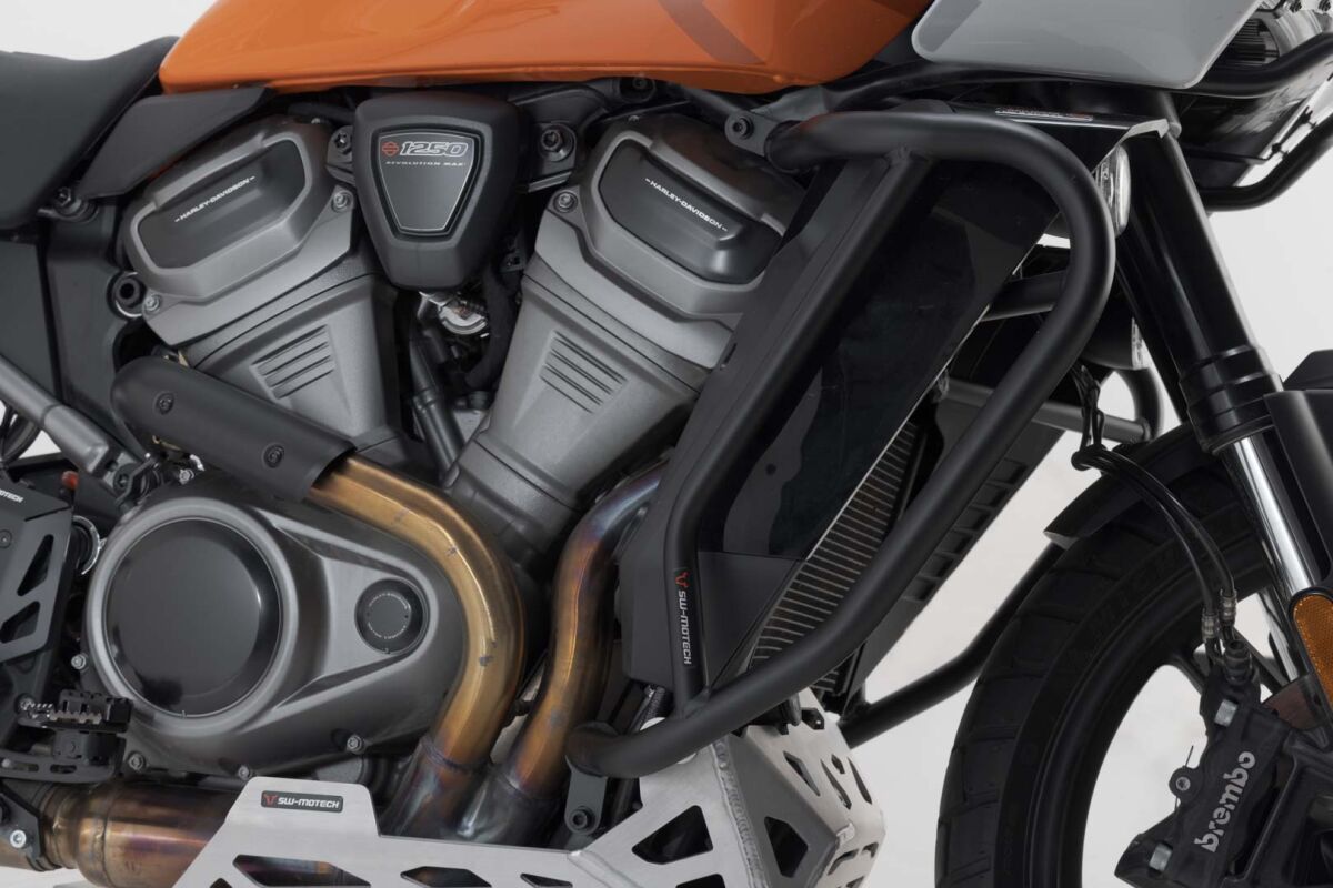 Sw Motech Crash Bar Black Harley Davidson Pan America Frame Protections Sw Motech