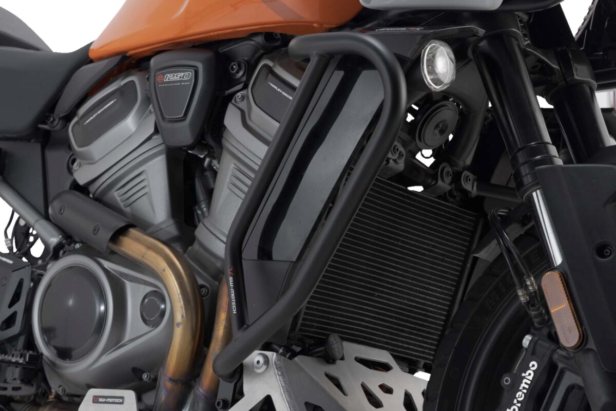 Sw Motech Crash Bar Black Harley Davidson Pan America Frame Protections Sw Motech