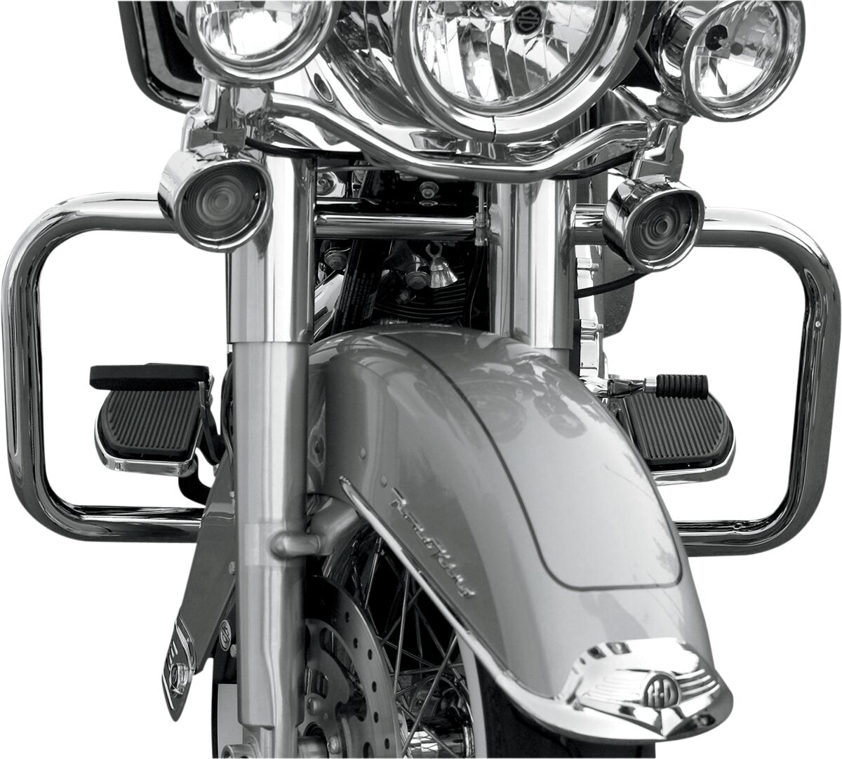 Drag Specialties Big Buffalo Front Engine Bar Chrome Frame Protections Drag Specialties