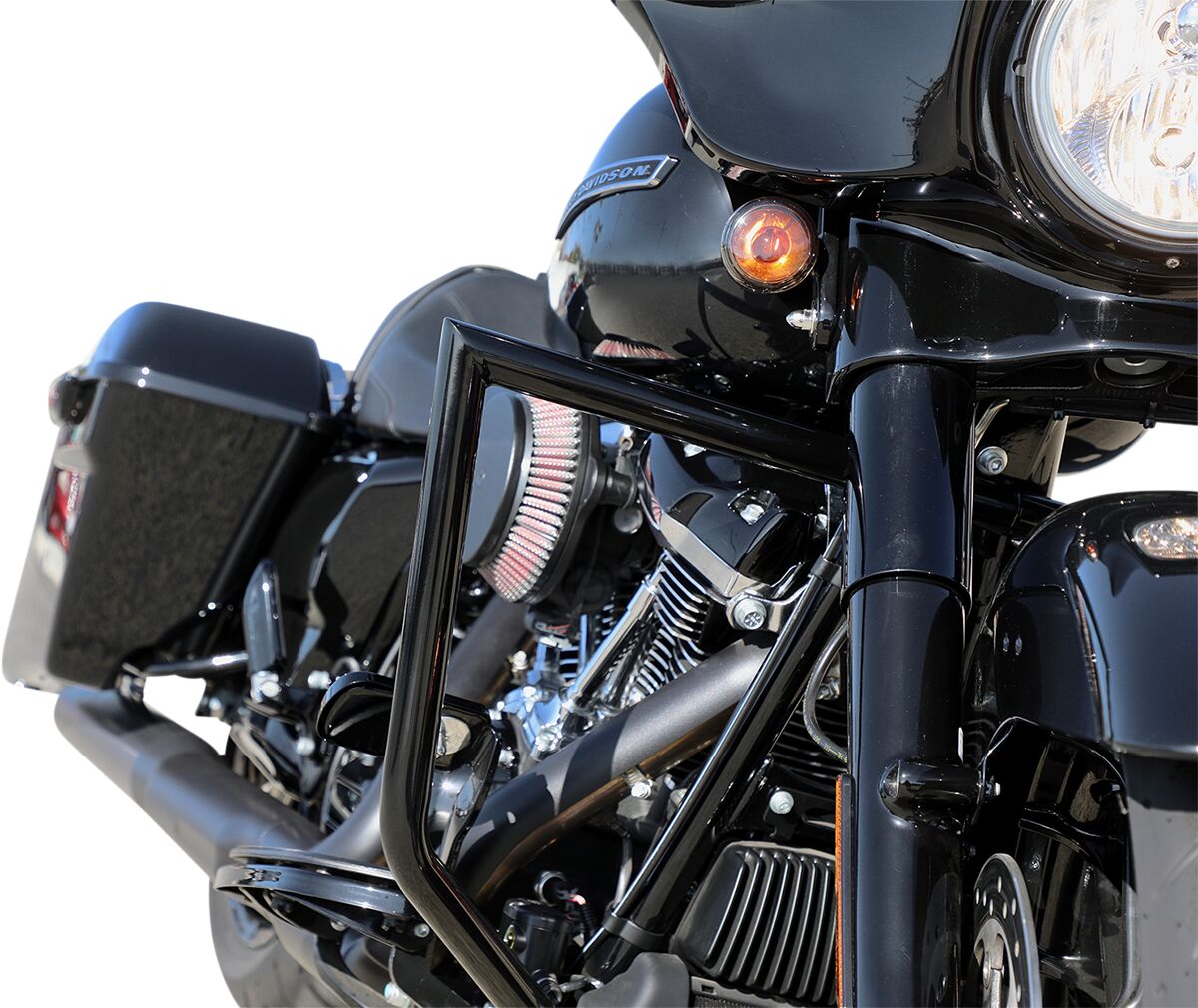 La Choppers Engine Guard Twn Pks Blk Engine Protections La Choppers