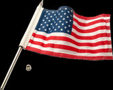 Ciro Flag Pole 12 With 6 X 9 Americ Body Panels Parts Ciro