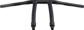Todd's Cycle Handlebar 1 1/4" Club 9" Rise Gloss Black Hd Blackline Handlebars Todd's Cycle