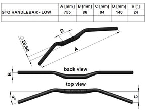 Gilles Tooling Gt Oversize Handlebar Low Gold Handlebars Gilles Tooling