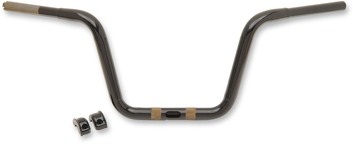 Drag Specialties Handlebar 1 1/4" Ape Hanger 10" Touring Gloss Black Handlebars Drag Specialties
