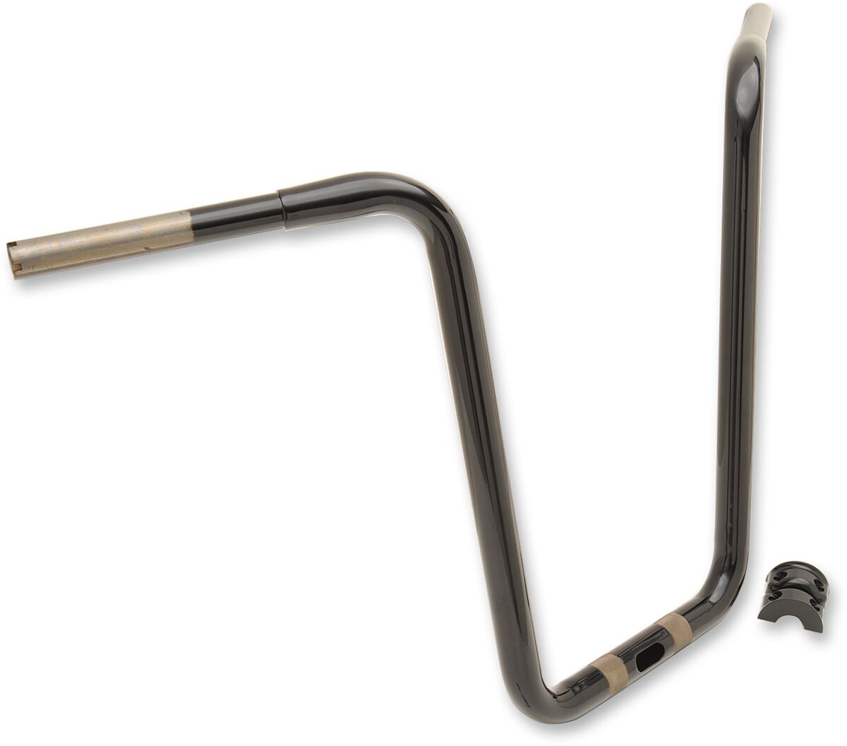 Drag Specialties Handlebar 1 1/4" Ape Hanger 18" Touring Gloss Black Handlebars Drag Specialties