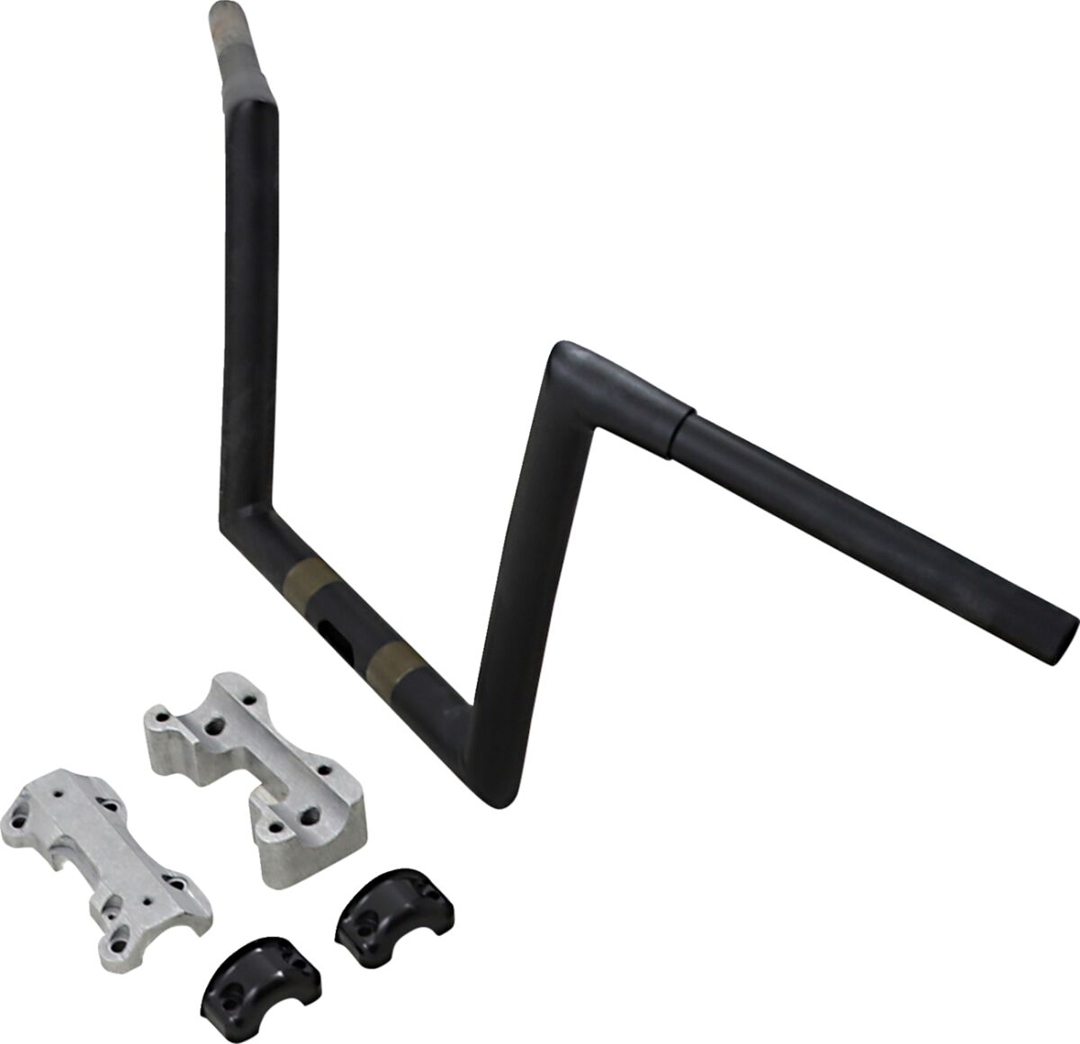 Todd's Cycle Handlebar 10" Ape Hanger 1 1/4" Flat Black Handlebars Todd's Cycle