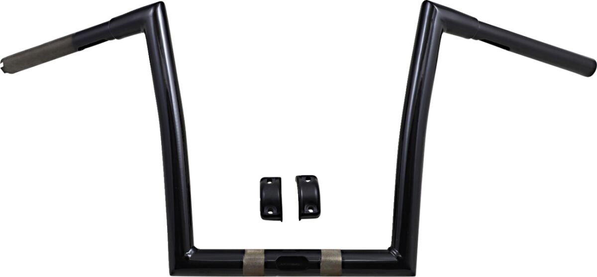 Todd's Cycle Handlebar 12" Ape Hanger 1 1/4" Gloss Black Handlebars Todd's Cycle