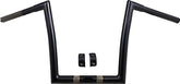 Todd's Cycle Handlebar 12" Ape Hanger 1 1/4" Gloss Black Handlebars Todd's Cycle