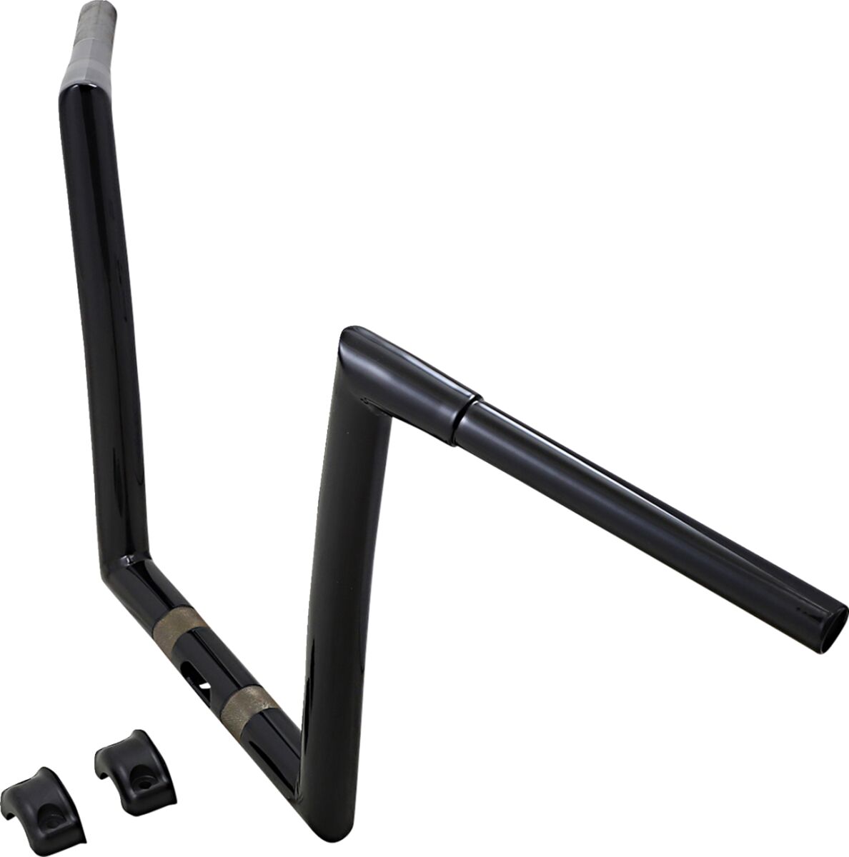 Todd's Cycle Handlebar 12" Ape Hanger 1 1/4" Gloss Black Handlebars Todd's Cycle