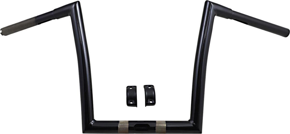 Todd's Cycle Handlebar 12" Ape Hanger 1 1/4" Gloss Black Handlebars Todd's Cycle