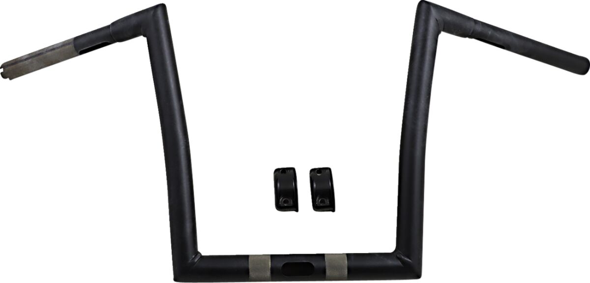 Todd's Cycle Handlebar 12" Ape Hanger 1 1/4" Flat Black Handlebars Todd's Cycle
