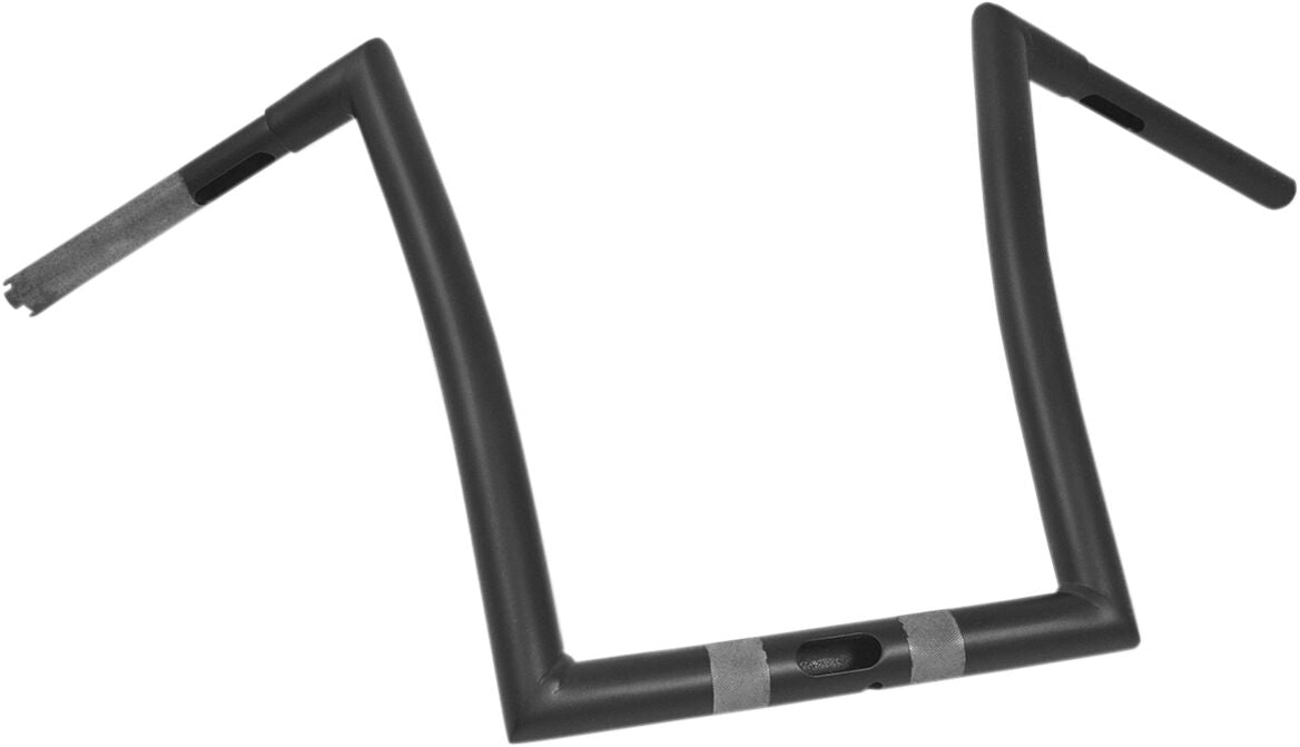 Todd's Cycle Handlebar 12" Ape Hanger 1 1/4" Flat Black Handlebars Todd's Cycle