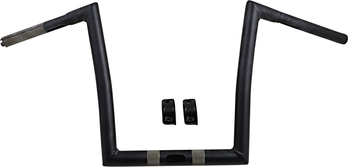 Todd's Cycle Handlebar 12" Ape Hanger 1 1/4" Flat Black Handlebars Todd's Cycle