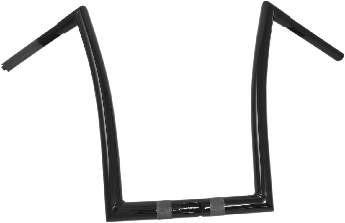 Todd's Cycle Handlebar 17" Ape Hanger 1 1/4" Gloss Black Handlebars Todd's Cycle