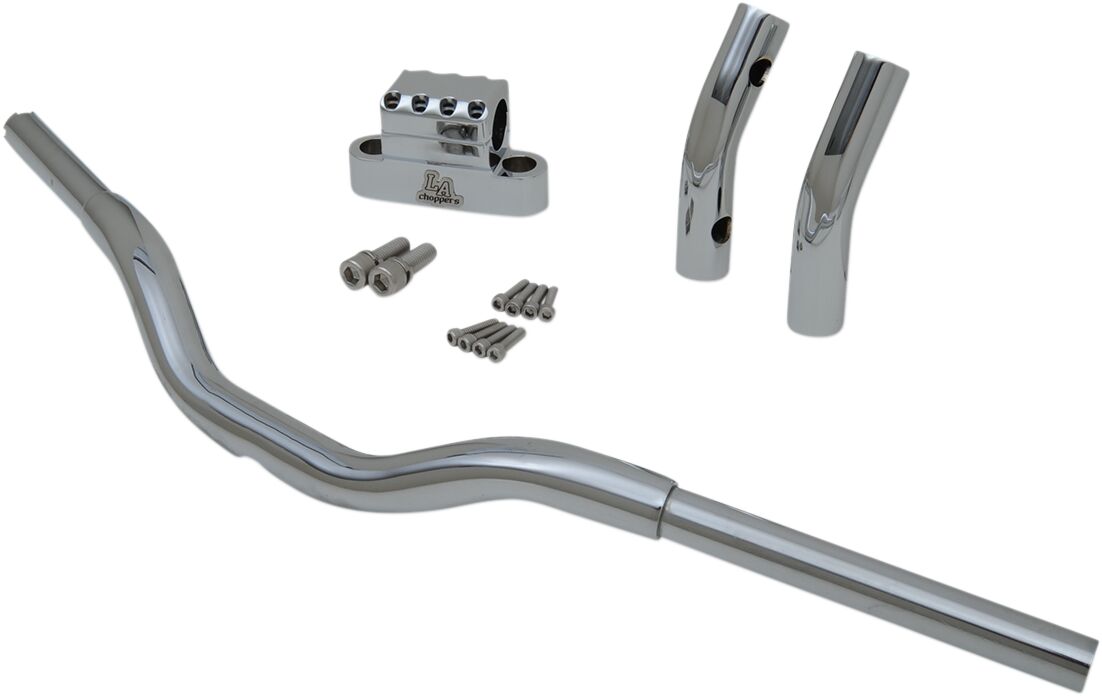 9" Kage Fighter-T Pull Back, Chrome Handlebars La Choppers