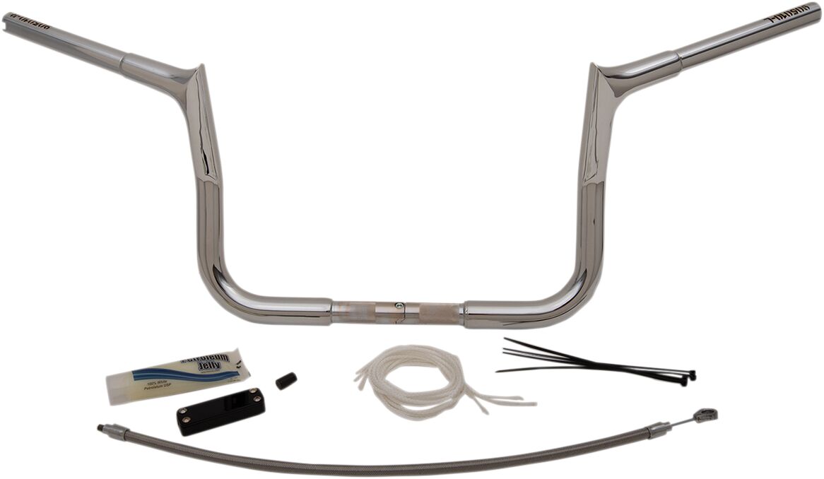 Fat Baggers Inc. Handlebar 10" Ch Pt Flh Handlebars Fat Baggers Inc.