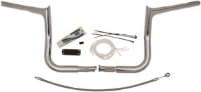Fat Baggers Inc. Handlebar 10" Ch Pt Flh Handlebars Fat Baggers Inc.